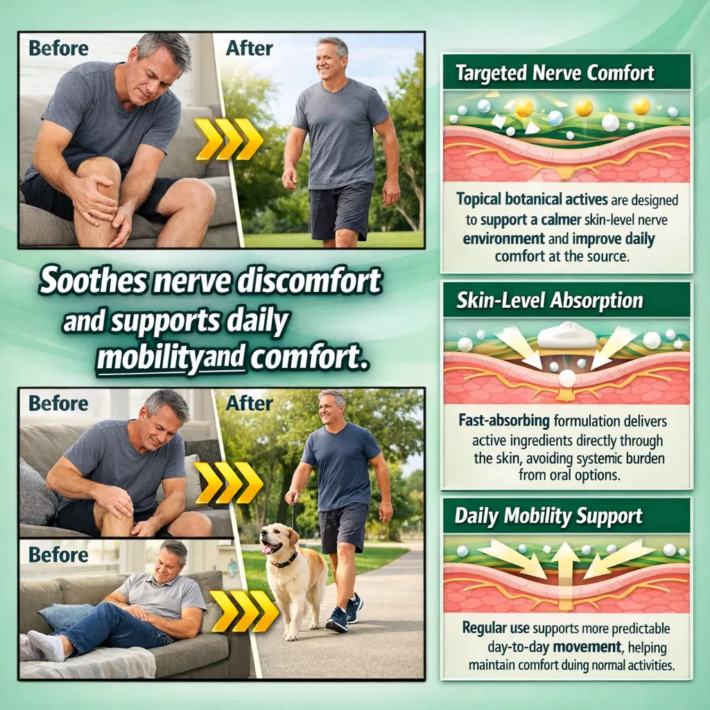 Official Store | ALCURAS® Moringa Berberine x NAD+ 10-in-1 Nerve Repair Balm For Nerve Inflammation, Burning & Tingling, numbness, diabetic neuropathy, joint issues