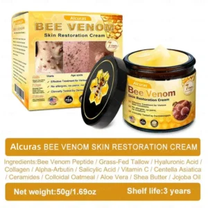Alcuras Bee Venom Cream – Fast Skin Repair | Made in USA | 80% OFF!