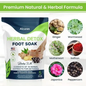 Alcuras™ PRO Herbal Detox Foot Soak Beads