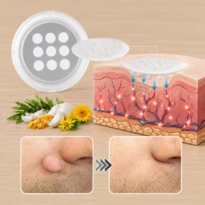 Alcuras®2-in-1 Microneedle & Hydrocolloid Patch🍀| Removes Raised Moles, Acne, Flat Warts & Skin Tags | Helps Improve Wrinkles, Scars & Blemishes | Invisible Patches for Face & Body