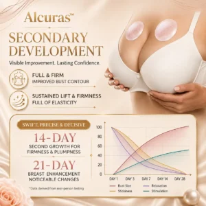 Alcuras™ Nano-Microneedle Bust Lift Patches ✨ — No Surgery Needed. For a firmer, fuller, more lifted-looking bust contour & renewed feminine confidence 💖