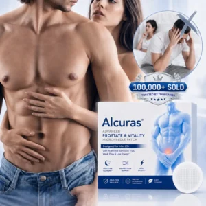 Alcuras® Advanced Prostate & Vitality Microneedle Patch Designed for Men 25+ with Nighttime Bathroom Trips, Weak Flow & Low Energy
