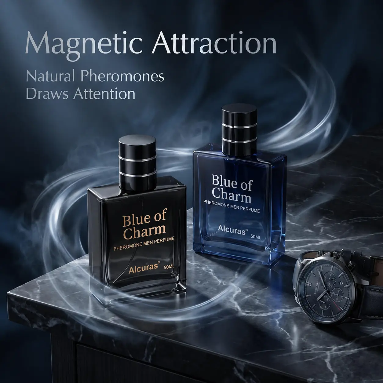 Alcuras® Pheromone Perfume | Boost Personal Charm for First Date & Social Occasions Long Lasting Scent