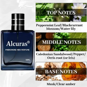 Alcuras® Pheromone Perfume | Boost Personal Charm for First Date & Social Occasions Long Lasting Scent