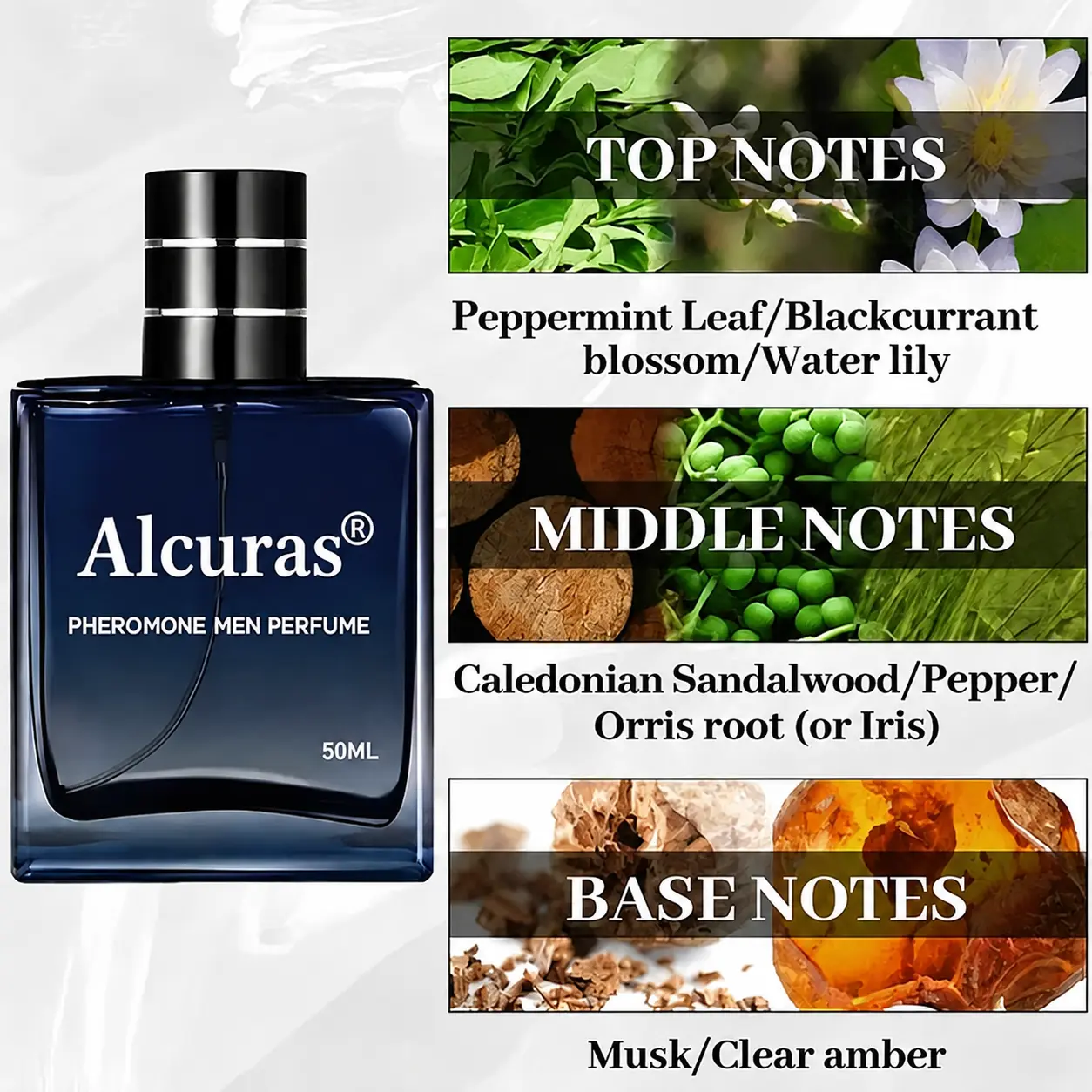 Alcuras® Pheromone Perfume | Boost Personal Charm for First Date & Social Occasions Long Lasting Scent