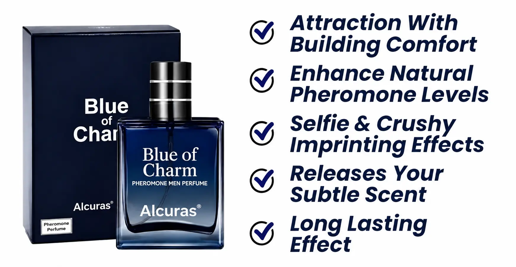 Alcuras® Pheromone Perfume | Boost Personal Charm for First Date & Social Occasions Long Lasting Scent
