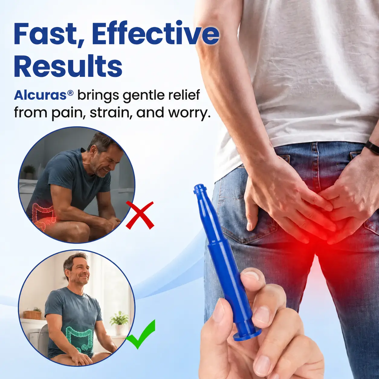 Alcuras® ProctoEase Hemorrhoid Gel.