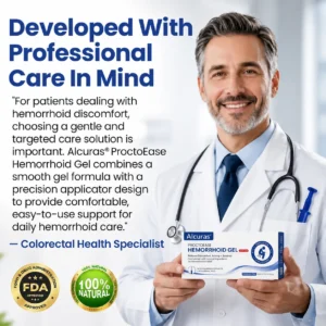 Alcuras® ProctoEase Hemorrhoid Gel.