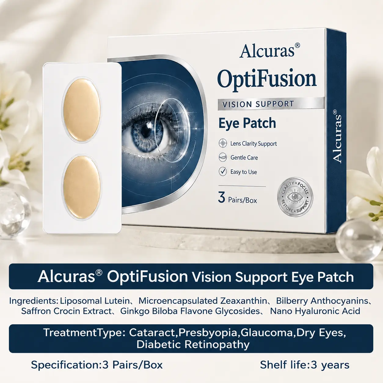 Alcuras® Relieflogix OptiFusion Vision Support Eye Patch
