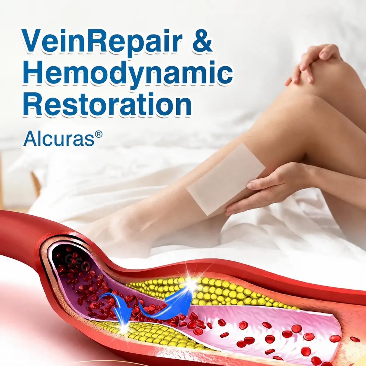 🇦🇺🏆✅️🏃Alcuras® VeinRepair Microneedle Patch Roll⚡Instant Relief, Long-Term Results
