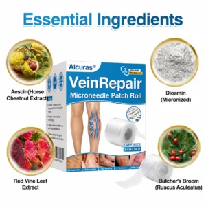 🇦🇺🏆✅️🏃Alcuras® VeinRepair Microneedle Patch Roll⚡Instant Relief, Long-Term Results