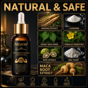 OFFICIAL
      UK STORE
    Alcuras® Advanced Men's Intimate Control Oil - Take Back Control. Stay Longer. Stay in the Moment